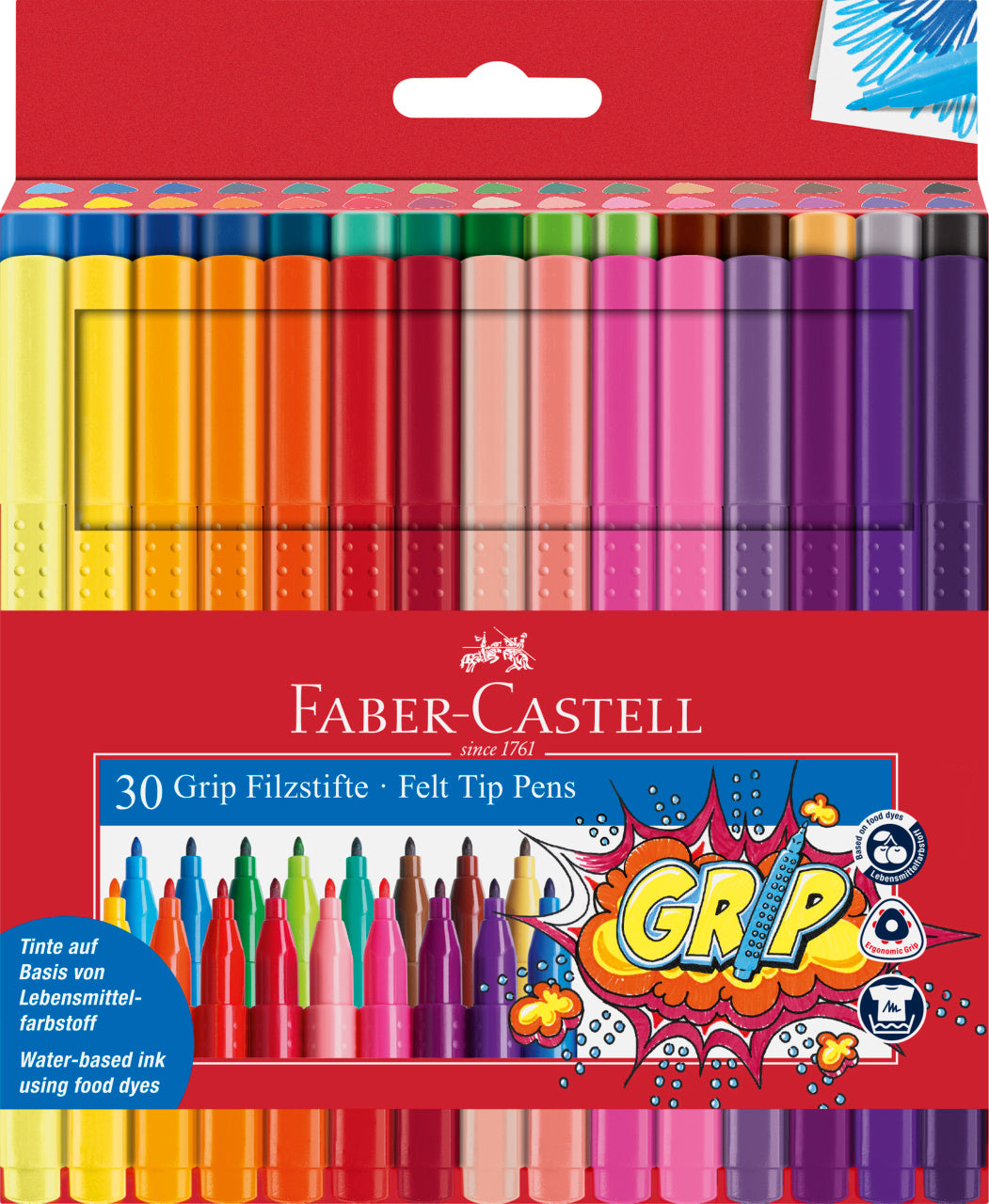 CARIOCA 30 CULORI GRIP FABER-CASTELL CARIOCA 30 CULORI GRIP FABER-CASTELL
